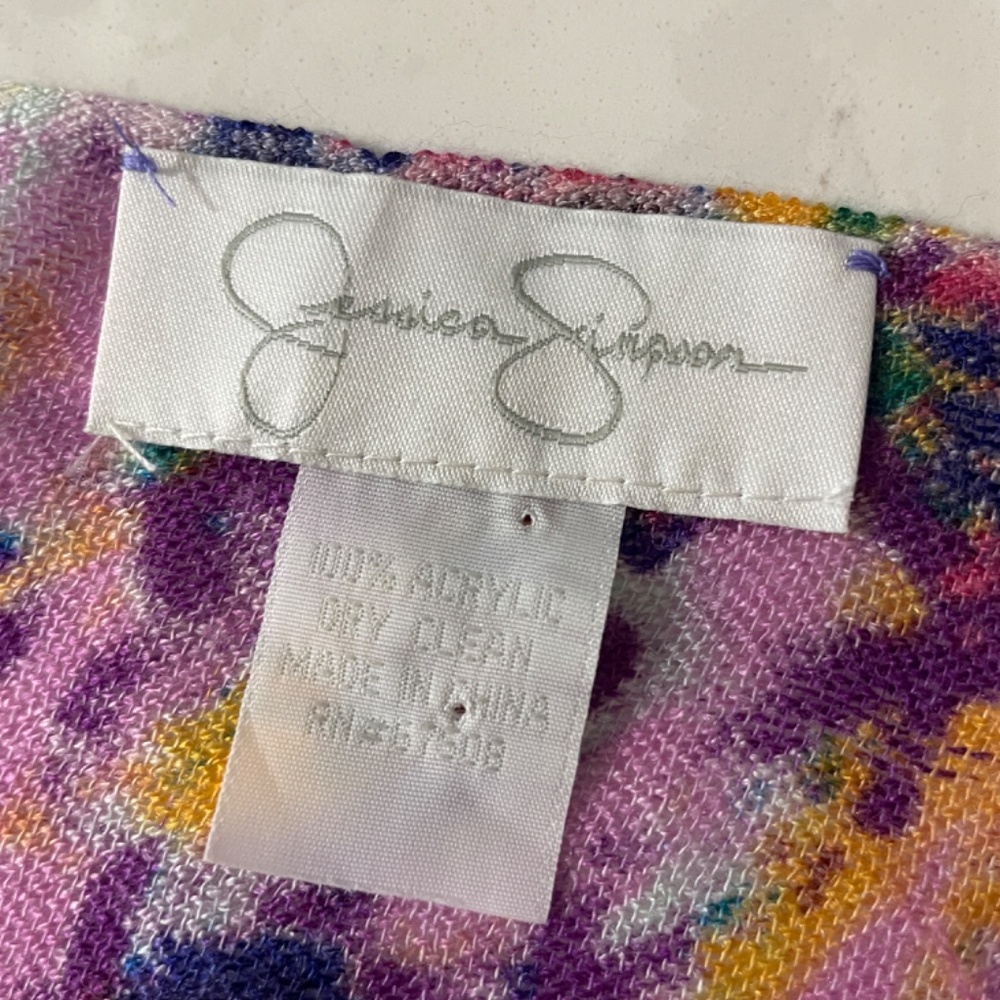 Jessica Simpson Oversized Wrap Scarf Like Cashmere Light and Flowy 80x28.5 - Picture 2 of 11
